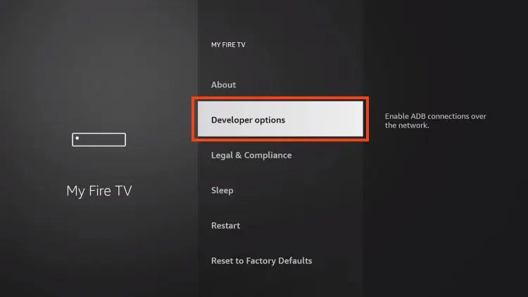 Developer Options